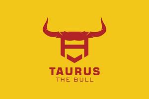 Letter A logo, Bull logo,head bull logo, monogram Logo Design Template Element vector