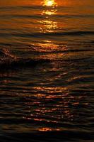 Baltic Sea Coast at Sunset photo