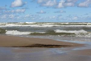 Cloudy Seascapes in Baltic Sea photo