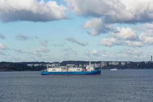 Cloudy Seascapes in Baltic Sea photo