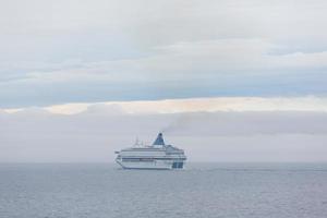 Cloudy Sea Views of the Baltic Sea at Sunrise photo