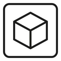 Digital view icon outline vector. Edit tool vector