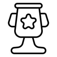 Study case cup icon outline vector. Research learn vector