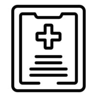 Digital user icon outline vector. Account form vector