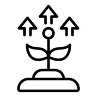 Grow expert icon outline vector. Business team vector