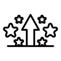 Up quiz icon outline vector. Poster ask vector