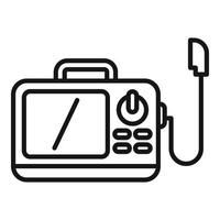 Patient ventilator machine icon outline vector. Medical equipment vector