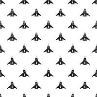 Rocket takes off pattern, simple style vector