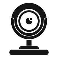 Gaming web camera icon simple vector. Video camcorder vector