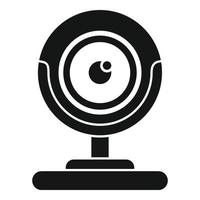 Gaming web camera icon simple vector. Video camcorder vector