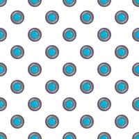 Eye of camera pattern, cartoon style vector