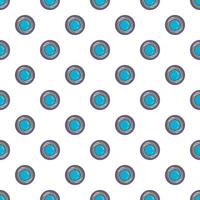 Eye of camera pattern, cartoon style vector