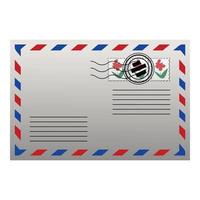 Mail post icon cartoon vector. Letter job vector