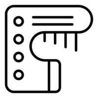 Modern dryer icon outline vector. Toilet machine vector