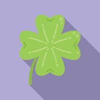 Ireland day clover icon flat vector. Irish luck vector