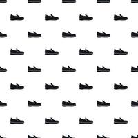 Loafer shoe pattern, simple style vector