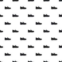 Loafer shoe pattern, simple style vector