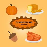 Seamless Thanksgiving Pattern can be used for wallpaper or background. vector