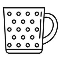 Espresso mug icon outline vector. Coffee cup vector