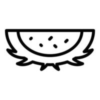 Dragon fruit icon outline vector. Indonesia jakarta vector