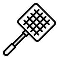 Bite net icon outline vector. Control pest vector