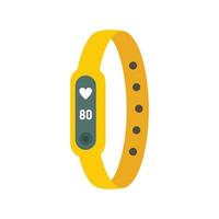 Running bracelet icon flat isolated vector