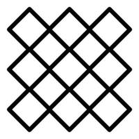 Square tiles icon outline vector. Marble surface vector