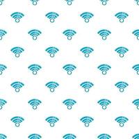 Wireless network symbol pattern, cartoon style vector