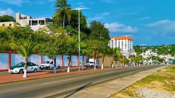 Puerto Escondido Oaxaca Mexico 2022 Beautiful city seascape landscape panorama and view Puerto Escondido Mexico. video