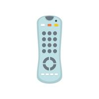 Tv remote control icon flat isolated vector