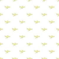 Plane pattern, cartoon style vector