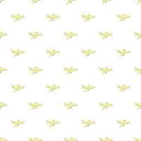 Plane pattern, cartoon style vector