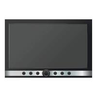 TV screen mockup, realistic style vector