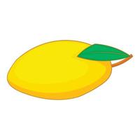 Mango icon, cartoon style vector