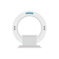 Magnetic resonance imaging diagnostic icon flat isolated vector