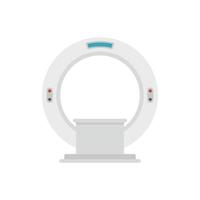 Magnetic resonance imaging diagnostic icon flat isolated vector