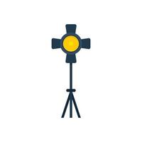 Cinema light icon flat isolated vector