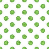 AIDS virus pattern, cartoon style vector