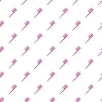 Comb pattern, cartoon style vector