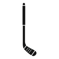 icono de palo de hockey vector simple. deporte activo