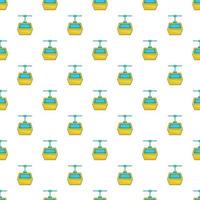 Funicular pattern, cartoon style vector