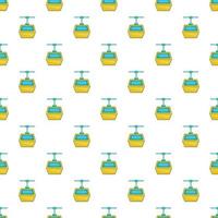 Funicular pattern, cartoon style vector