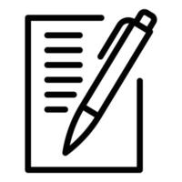 Digital pen icon outline vector. Tablet stylus vector