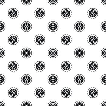 Shield for fighting pattern, simple style vector