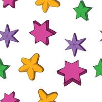 Star pattern, cartoon style vector