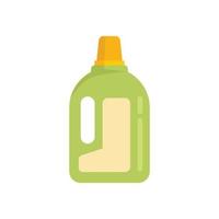 Fertilizer bottle icon flat isolated vector