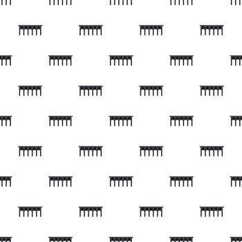 High bridge pattern, simple style vector