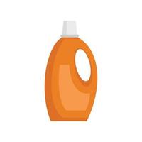 Cleaner plastic bottle icon flat isolated vector