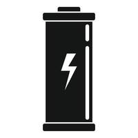 Lithium battery icon simple vector. Full energy vector