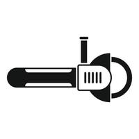 Chain saw icon simple vector. Power tool vector